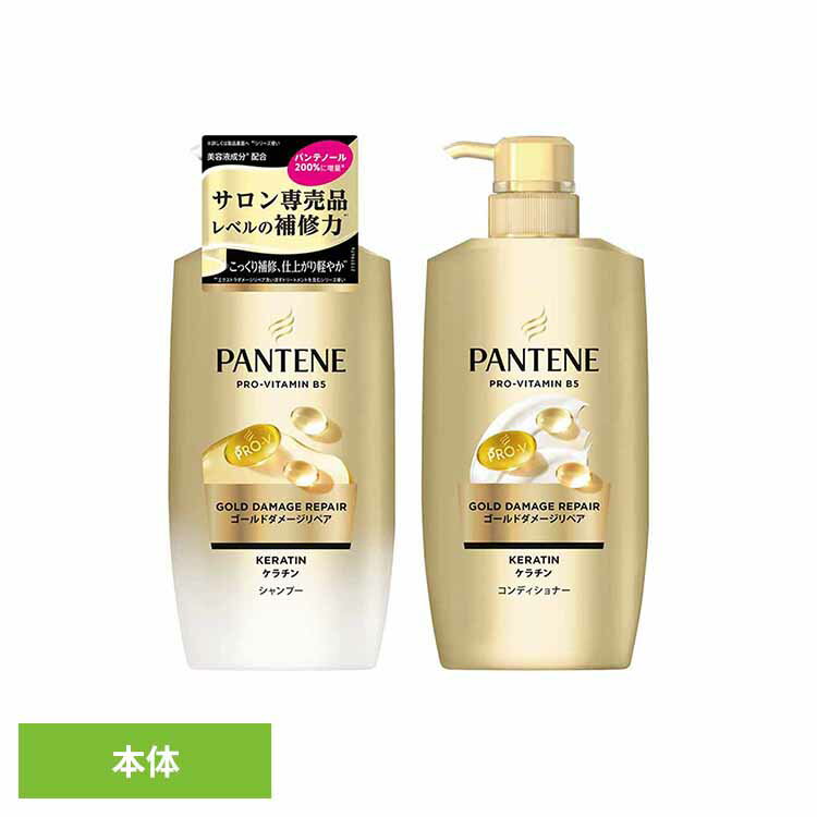 パンテーン ゴールドダメージリペア シャンプー ポンプ パンテーン ぱんてーん パンてーん pantene p＆g コンディショナー リンス こんでぃしょなー りんす トリートメント P&Gジャパン合同会社 シャンプー コンディショナー
