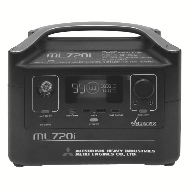 ポータブル電源 大容量 1000W 720Whポータブルバッ