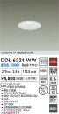 【営業日即日発送】【3,980円以上送料無料】DDL-6221WW 大光電機 屋外灯 ダウンライト COBタイプ 【高気密SB形】 畳数設定無し LED