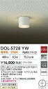 【送料無料】DOL-5728YW 大光電機 屋外灯 勝手口灯 畳数設定無し LEDコンパクト シンプル ベーシック