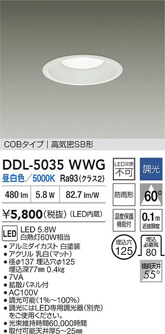 ̵DDL-5035WWG ŵ 饤 COB ڹⵤ̩SB ̵ LED