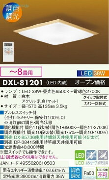 大光電機 DXL-81201 シーリングライト リモコン付 〜8畳 LED≪即日発送対応可能 在庫確認必要≫【送料無料】【smtb-TK】【setsuden_led】