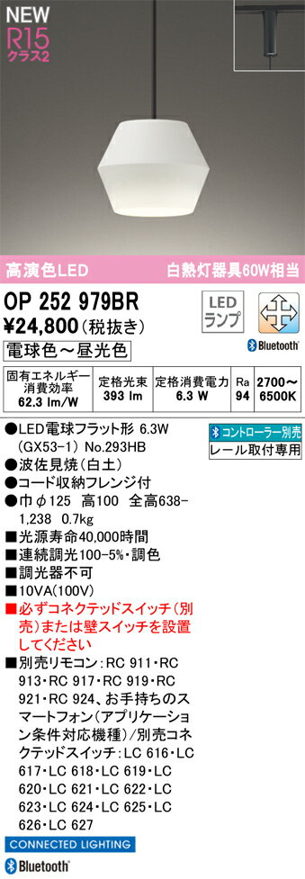 【送料無料】 オーデリック T区分 OP252979BR-SF （ランプ別梱包）『OP252979#＋NO293HB』 ペンダント 配線ダクト用 リモコン別売 畳数設定無し LED 安心のメーカー保証