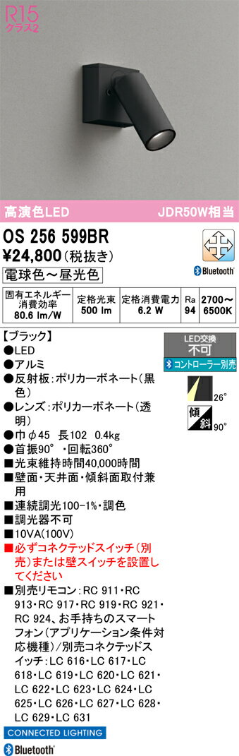 樂天商城 - 【送料無料】 オーデリック T区分 OS256599BR スポットライト リモコン別売 畳数設定無し LED 安心のメーカー保証