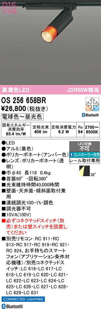 【送料無料】 オーデリック T区分 OS256658BR スポットライト 配線ダクト用 リモコン別売 畳数設定無し LED 安心のメーカー保証