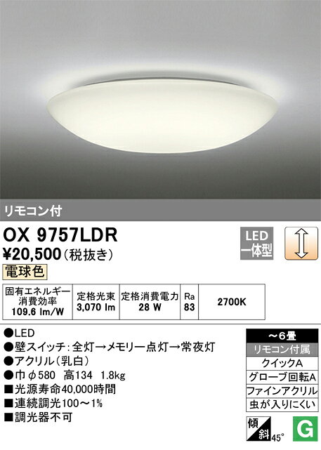 N区分オーデリックOX9757LD...