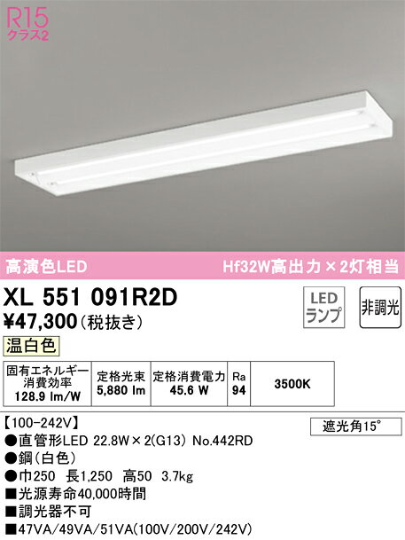 XL551091R2DXL551091R2Dベースライト LED電気工事必要 畳数設定無し
