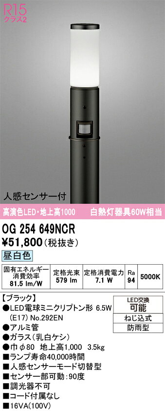 【送料無料】N区分 オーデリック OG254649NCR （ランプ別梱包）『OG254649#＋NO292...