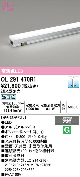 【送料無料】 オーデリック T区分 OL291470R1-SF （調光器別売） ベースライト 間接照明 畳数設定無し LED 安心のメーカー保証 akarinohiroba-10658672 照明器具専門店 灯の広場 パッケージ画像