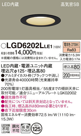 ̵ ѥʥ˥å LGD6202LLE1-SF 饤 ̷ ڹⵤ̩SB ư̵ ̵ LED Tʬ...