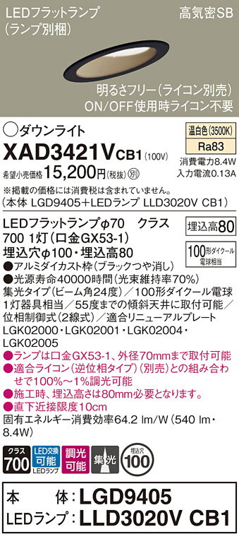 ̵ ѥʥ˥å XAD3421VCB1-SF LGD9405LLD3020VCB1١ʥ̺ 饤 ̷ ...