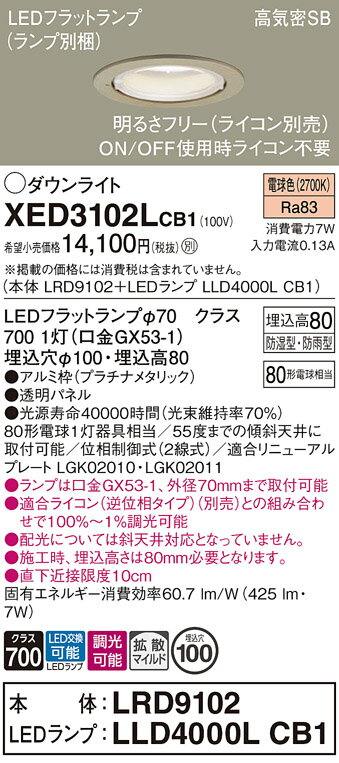 ̵ ѥʥ˥å XED3102LCB1-SF LRD9102LLD4000LCB1١ʥ̺ ݡ饤  ...