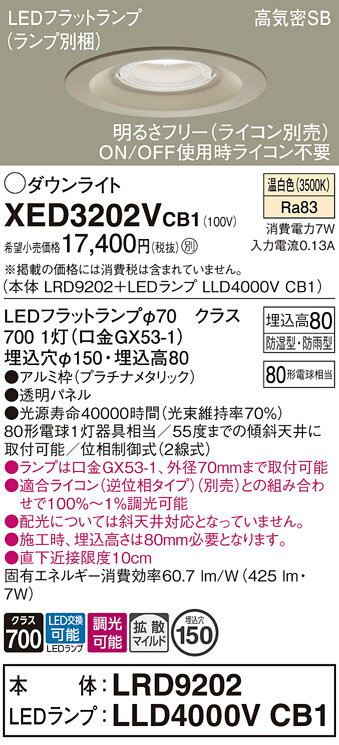 ̵ ѥʥ˥å XED3202VCB1-SF LRD9202LLD4000VCB1١ʥ̺ ݡ饤  ...