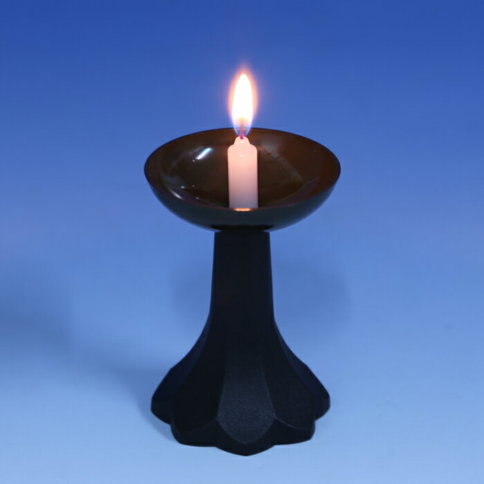 燭台 もえ 黒 白 プレミアム 小さいもえ 安心 安全 166-01 東海製蝋 日本製 ろうそく立て ローソク ろうそく 蝋燭 ミニ 仏壇用 神棚 完全燃焼 火たて 敬老の日 喪中見舞い お彼岸 仏壇 お灯明 くろ しろ 燃え残らない マグネット