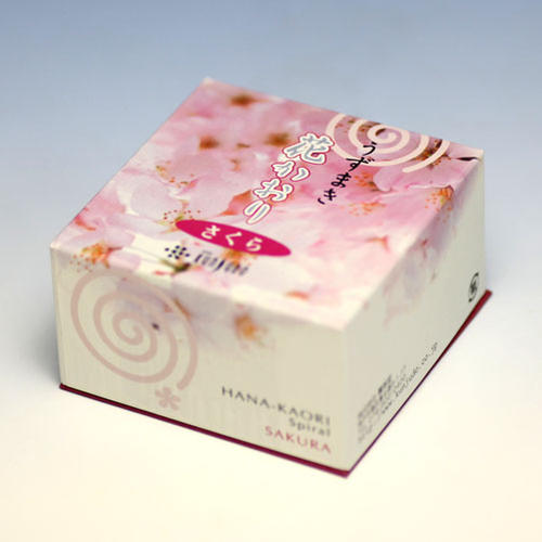 線香 お香 花かおり うずまき 桜 微煙 461 薫寿堂 KUNJUDO 日本製 お線香 香り 香 アロマ 仏壇 お供え物 お試し さくら 御供 はなかおり 喪中見舞い コイル 渦巻き 煙の少ない 少煙