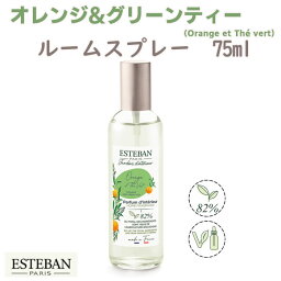 エステバン インテリアガーデンナチュール オレンジ&グリーンティー ルームスプレー100ml 52543 ESTEBAN 日本香堂 日本製 アロマ 香り 香 おしゃれ プレゼント 贈り物 ギフト