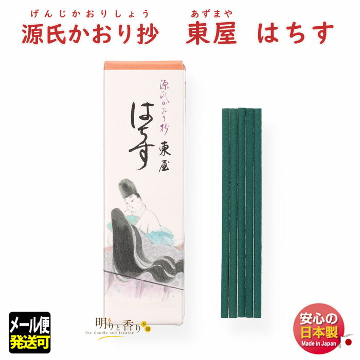 源氏かおり抄 東屋 はちす 623501 松栄堂 日本製 アロマ 香り 香 おしゃれ プレゼント 贈り物 ギフト