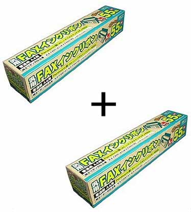 MCO/ミヨシFXS55A-1 1本入り 【2箱セット】 パナソニック社製 KX-FAN140/KX-FAN141対応 FAXインクリボン/FAXリボン/faxリボン/faxインクリボン