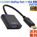 Lumen ルーメン DisPlay Port-VGA変換アダプタ LAD-DPVGA フルHD 1080p DP搭載機器のコンテンツをプロジェクター投影 大画...
