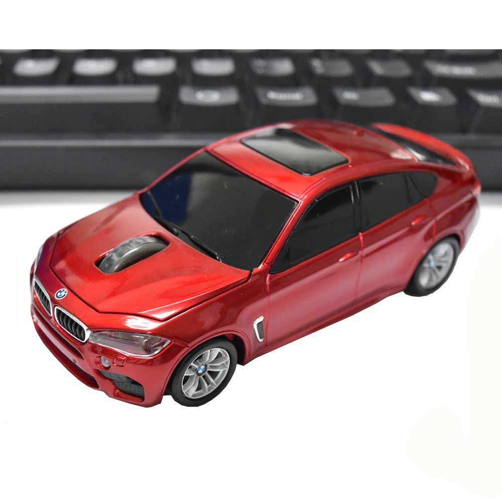 Lumen 正規ライセンス品 BMW X6M レッド マウス 車型マウス 車マウス 無線マウス 無線カーマウス ワイヤレスマウス オプティカルマウス カーマウス 1750dpi プレゼント ギフト ラッピング gift wireless car mouse 