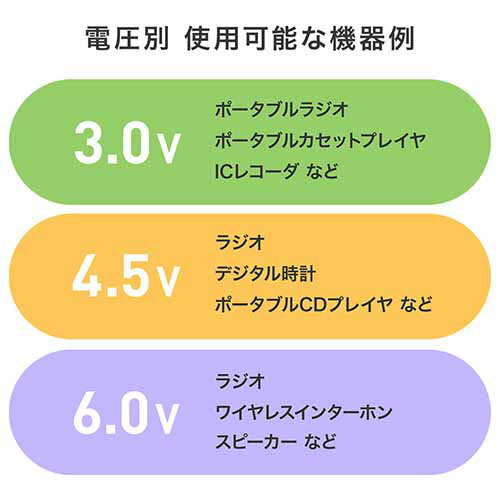 ミヨシ MCO DC 4.5V 最大700mA ≪ADA-T45/E≫ トランス式 AC/DC 電源アダプター 電圧安定化回路内蔵 6種類 変換プラグ付属【送料無料c】AC DC power adapter