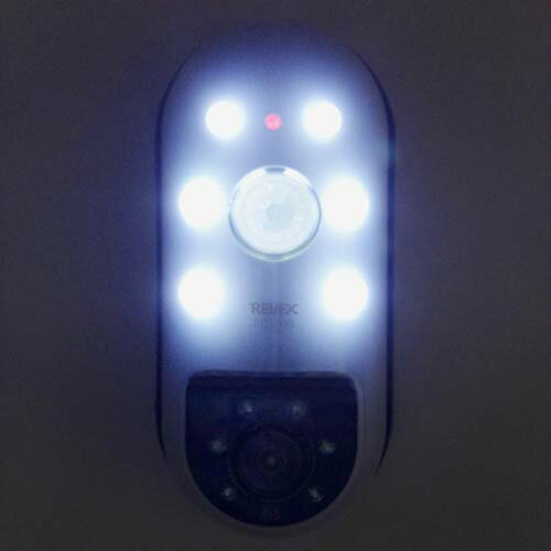 リーベックス Revex 防犯カメラ SD1000 監視カメラ 人感センサー 昼夜 録画式カメラ microSDカード 赤外線 LED 電池式取付自由【送料無料t】Surveillance Camera