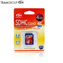 Team SDHC カード 4GB SDメモリーカード SDHC Class10 TG004G0SD28X【送料無料nポスト投函】sdhc card