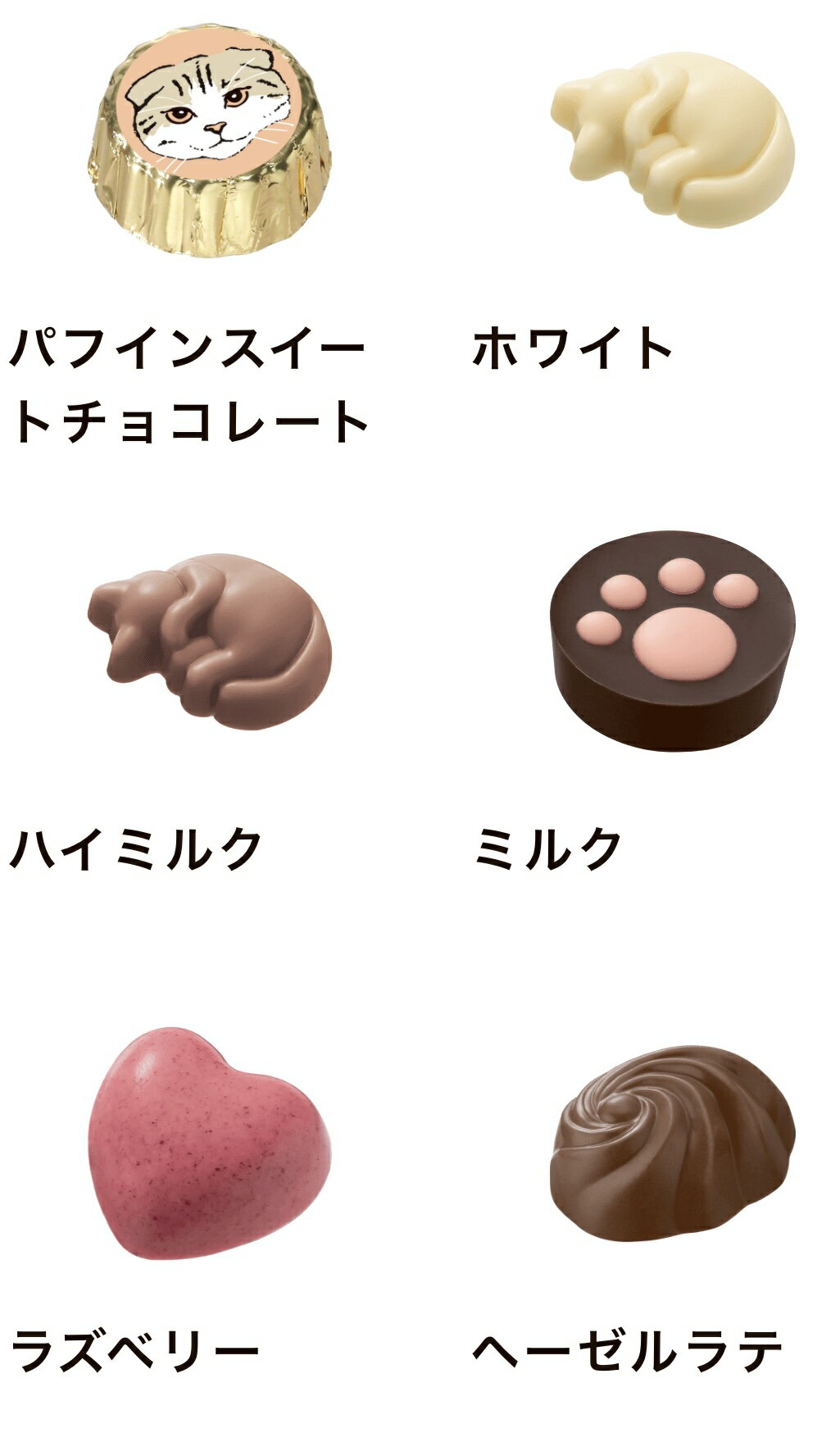 ねこみゃみれ にゃそーてっどチョコレート 6個 バレンタイン チョコ プレゼント かわいい ギフト ご褒美 ホワイトデー 男性 女性 彼氏 彼女 友達 男友達 女友達 義理チョコ 友チョコ 可愛い プチギフト プレゼント 職場 会社 ばらまき