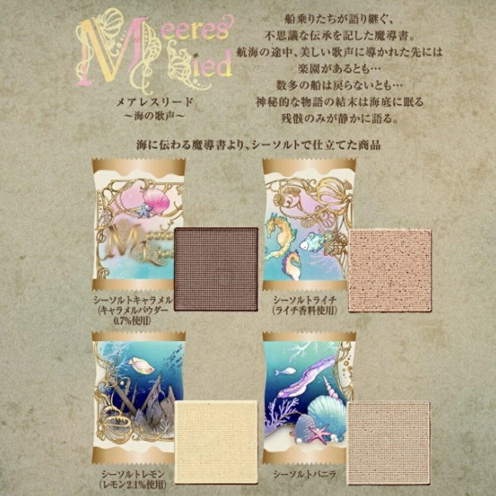【エントリーでポイント10倍】ナハトラビュリント メアレスリード(海の歌声) 92g(16枚)入【メリーチョコレート】 バレンタイン チョコ プレゼント かわいい ギフト ご褒美 ホワイトデー 男性 女性 彼氏 彼女 友達 男友達 女友達 義理チョコ 友チョコ 可愛い プチギフト