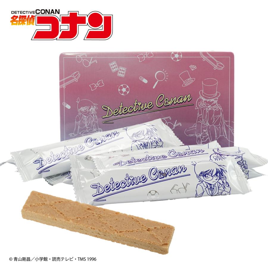名探偵コナン チョコサンド 10本入り ナガトヤ 長登屋 缶 小物入れ 怪盗キッド 焼き菓 バレンタイン ホ..