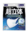 超立体マスク 風邪 花粉用 不織布 ノーズフィットつき 〔PM2.5対応 日本製〕 (99 ウイルス飛沫カットフィルタ) ユニチャーム 白 ふつう 30枚