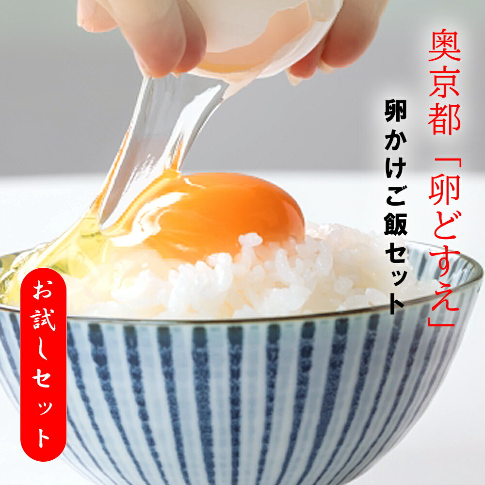 【お試しセット】奥京都「卵どすえ」たまごかけご飯セット お試し TKG 美味しい 卵 たまご たまごかけごはん 卵かけごはん 卵かけご飯 朝ごはん 贈り物 ギフト 誕生日 高級卵かけご飯 ランキング お歳暮 煮卵 おでん ゆで卵 健康 グリーンファームソーゴ GFS