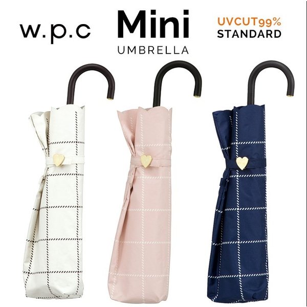 Rakuten - 折り畳み傘 おすすめ 軽量 レディース かわいい 重さ 約190g 全長 約50cm 長さ 約50cm 直径 約88cm w.p.c アンブレラ 日傘 雨傘 UVカット かさ 傘 【明石】【送料無料】