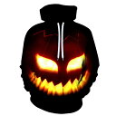 【送料無料】パーカー ハロウィン スウェット3Dプリントコスプレ 長袖 トップス カップル パーカー トレーナー プルパーカー 暖かい 春秋冬 ポケット付き フード付き カジュアル プルパーカー ストリート 男女兼用 コスプレ 衣装 仮装