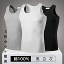 綿100% インナーシャツ 夏用 【お買い得3枚セット】 メンズ 薄手なのに形くずれにくい 肌着 U首 半袖 紳士 下着 【送料無料】