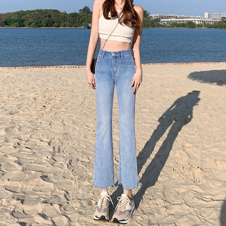 送料無料23年度新作ハイウエストデ...