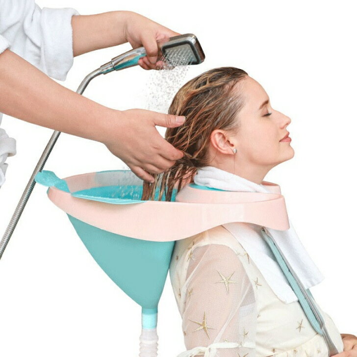 介護用シャンプー器 座るまま洗髪 洗髪槽 シャンプー台 空気式 エアー 介護 入院 訪問介護 介護用品 高齢者