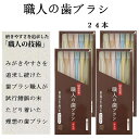 歯ブラシ 職人の歯ブラシ 先細 ふつう 歯の隅々まで磨ける 日本製 ライフレンジ 先細毛 小さめヘッド ハブラシ 歯磨き 歯みがき 虫歯予防 むし歯 口臭 予防 送料無料 24本（6本組x4箱）