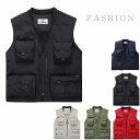【セール】カメラマンベスト フィッシングベスト アウトドア メッシュ 多機能 お釣り 登山服 大きいサイズ ミリタリー 撮影用