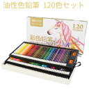 油性色鉛筆 120色セット 鉛筆 筆記具 文房具 文具 ぬり絵 子供/大人の塗り絵用、文具、お絵描き、ギフト プレゼント 贈り物 子供