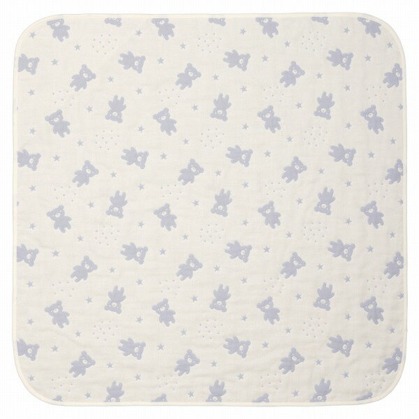 日本製 おくるみ スターベア 出産準備 出産祝い 新生児 六重ガーゼ 男の子 女の子 アフガン ケット お昼寝 お祝い 3