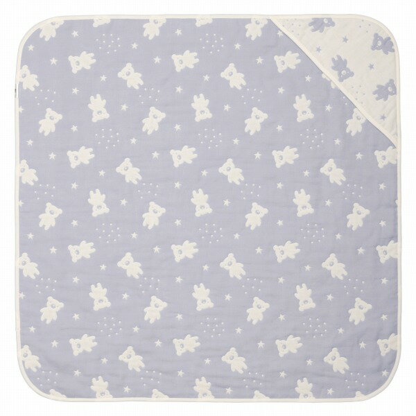 日本製 おくるみ スターベア 出産準備 出産祝い 新生児 六重ガーゼ 男の子 女の子 アフガン ケット お昼寝 お祝い 2