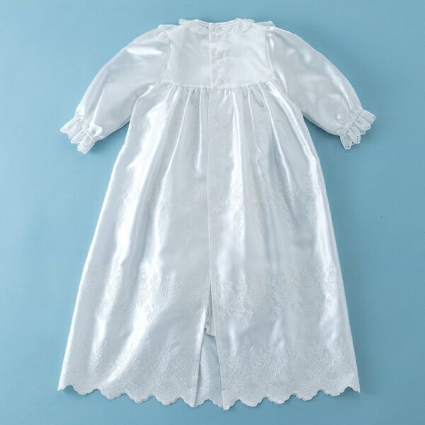 お宮参り 男の子 女の子 日本製 セレモニードレス クラウンリーフ フライス お祝い お披露目 出産準備 出産祝い 春 夏 秋 冬 3点セット 3