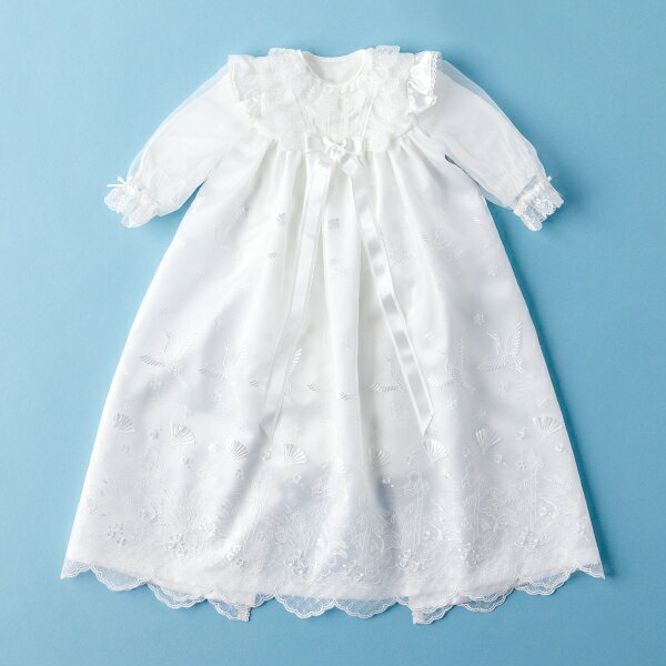 お宮参り 男の子 女の子 日本製 セレモニードレス 新生児 出産祝い お祝い みやび 和柄 出産準備 出産祝い 春 夏 秋 冬 ドレス 2