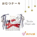 【LINE登録で300円OFF】出産祝い おむつケーキ ギフトセット ダイパーケーキ ベビーシャワー トリコロール ベビー お祝い 男の子 女の子 赤ちゃん お...