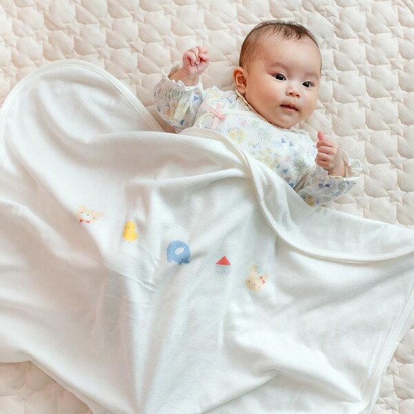 ベビーケット スマイルコットン 綿100％ 日本製 ふわふわ 男の子 女の子 軽い 猛暑対策 マルチケット タオルケット ベビー寝具 ねんねグッズ キッズ 赤ちゃん 子ども お昼寝 保育園 出産準備 出産祝い 入園祝い 3