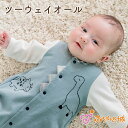 【マラソン期間中全品10%OFFクーポンあり】ツーウェイオール 男の子 秋 冬 春 日本製 新生児 ベビー服 恐竜 出産準備 出産祝い くまチェック 50～70 ロンパース 赤ちゃん