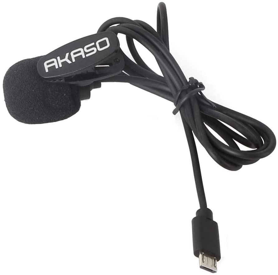 AKASO Micro USB外部マイク コンデンサ