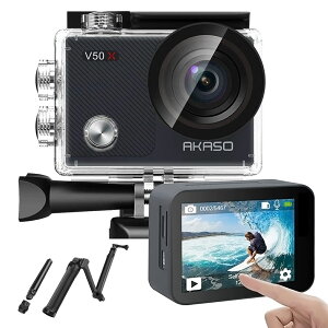 ڥåȾ AKASO V50X 󥫥 +4K30fps 20MP 6֤ WiFi/ޥб 󥫥40Mɿ åѥͥ뼰 HDMI ѥ 楫