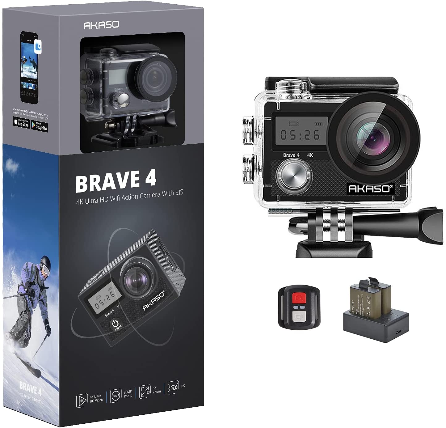 AKASO『アクションカメラ 4K Brave4』